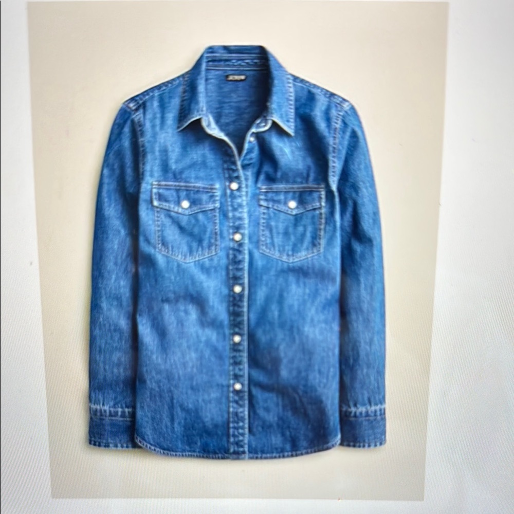 J. Crew Wren Chambray Shirt